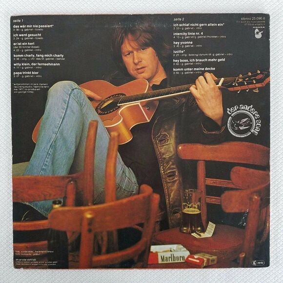 Gunter Gabriel Der Liederboss Starke Songs 33 RPM Record 1977 Hansa - Picture 2 of 4
